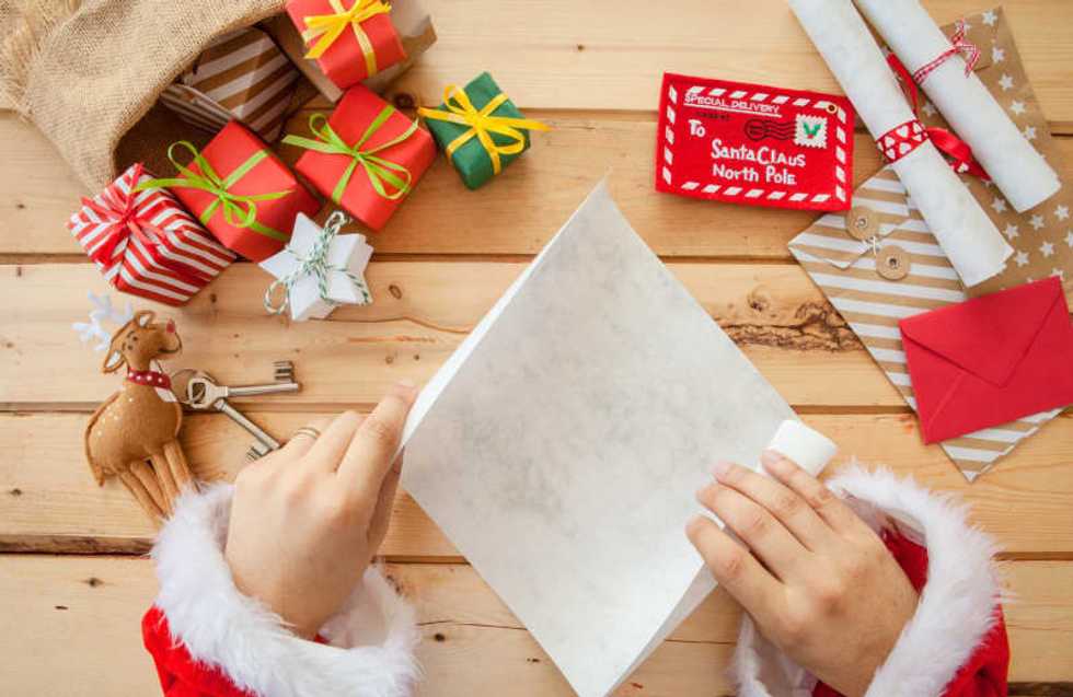 Answer actual letters to Santa, via a Postal Service program, complete with a North Pole address for the Jolly Old Elf
