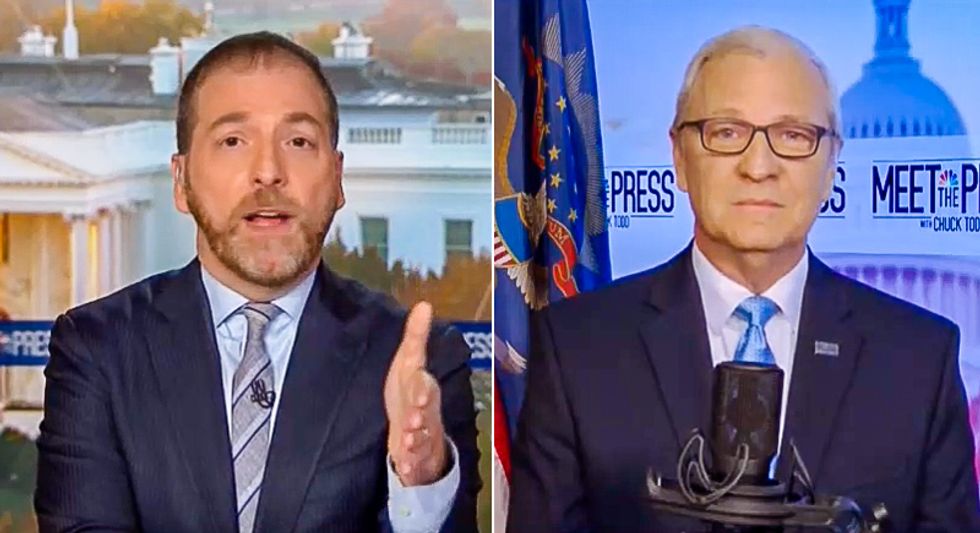 'Irresponsible': Chuck Todd crushed for saying 'it looks like Joe Biden is going to be the apparent winner'