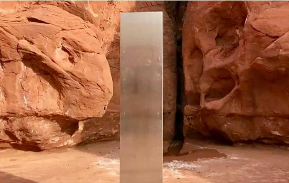 Mysterious 'obelisk' in US desert draws wild theories