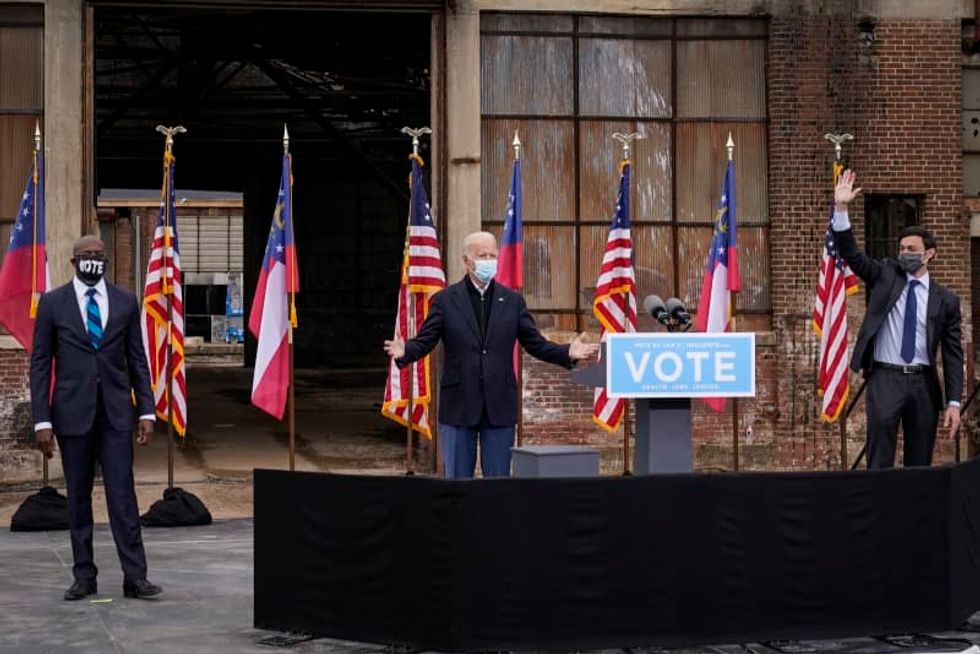 Split-ticket voters helped Biden win Georgia. Can they aid the GOP in the runoffs?