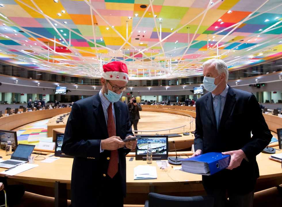 EU ambassadors begin reviewing post-Brexit trade deal