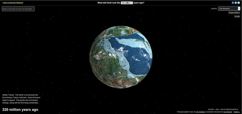 See world change over millions of years at Ancient Earth site
