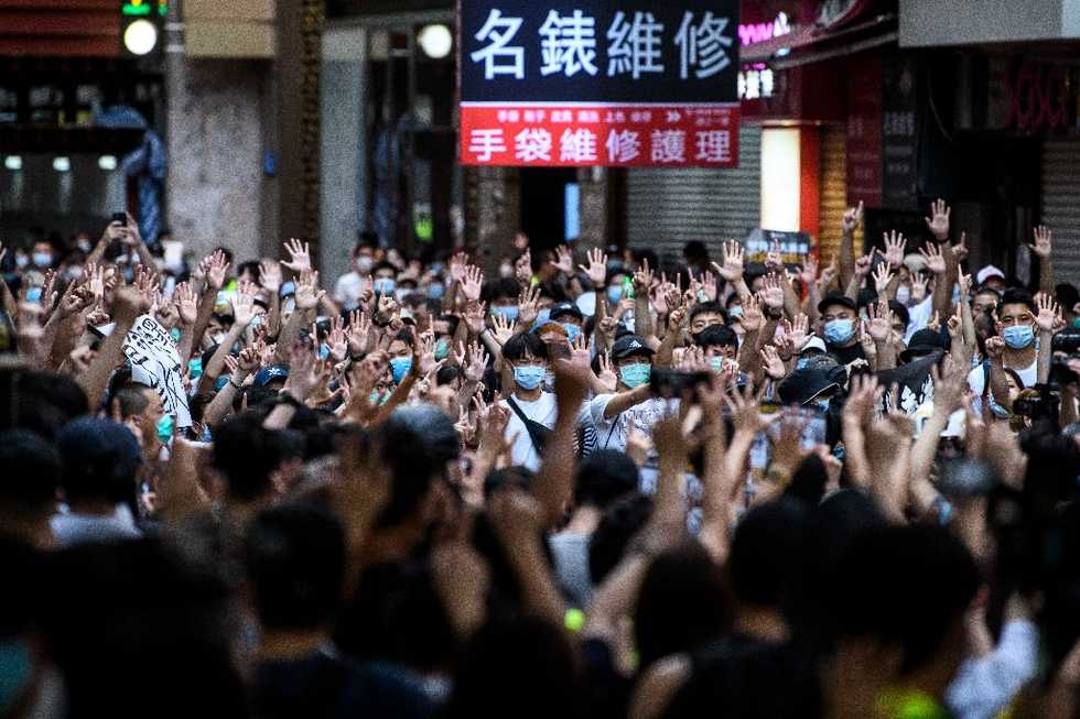 Five Hong Kong democracy protesters seek asylum in the US