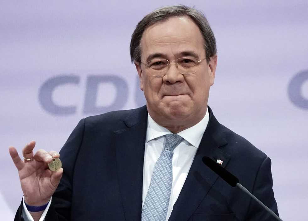 Centrist German state premier elected to lead Merkel's conservatives