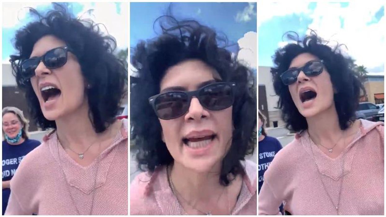 Trump supporter harasses women in parking lot and delivers crazed rant about Kamala Harris being 'a man'