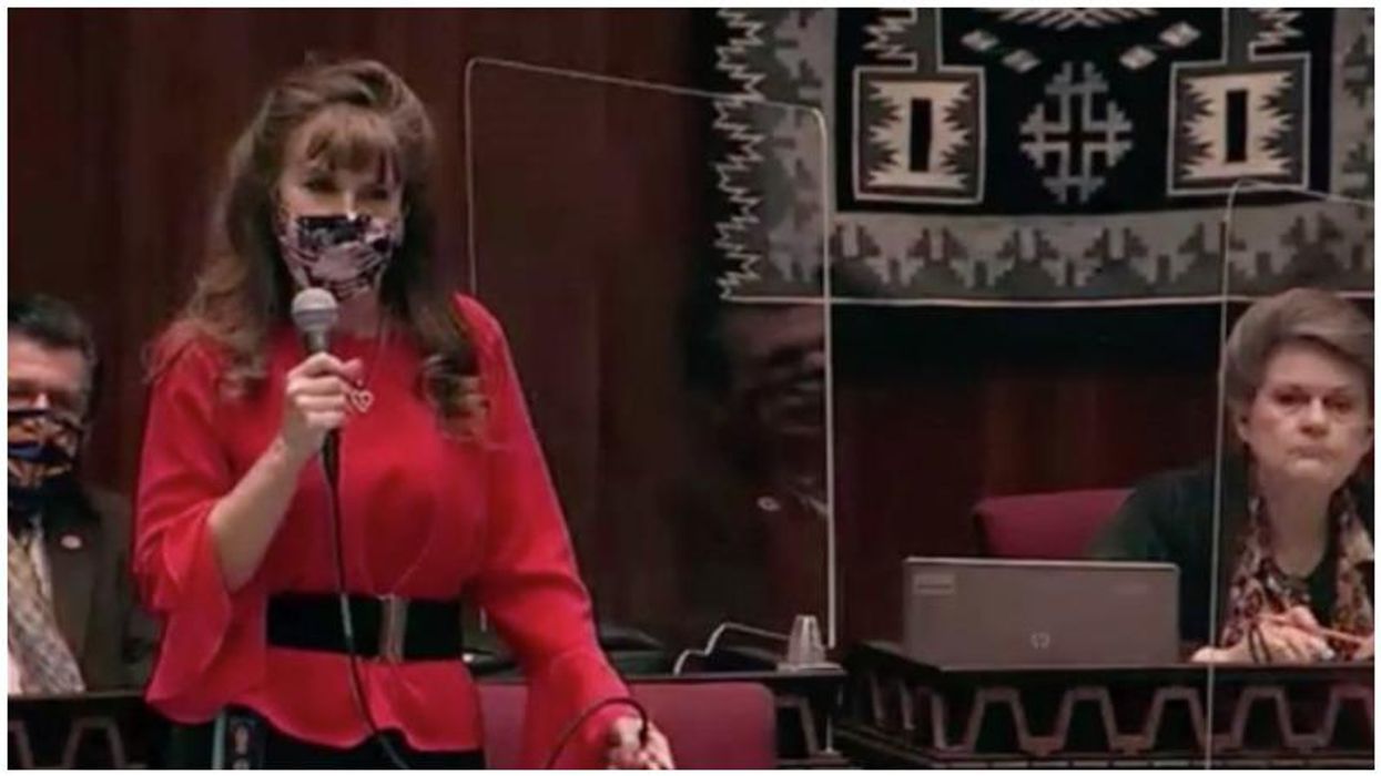 WATCH: GOP lawmaker blurts out a bizarre remark before voting to kill Arizona’s mask mandate