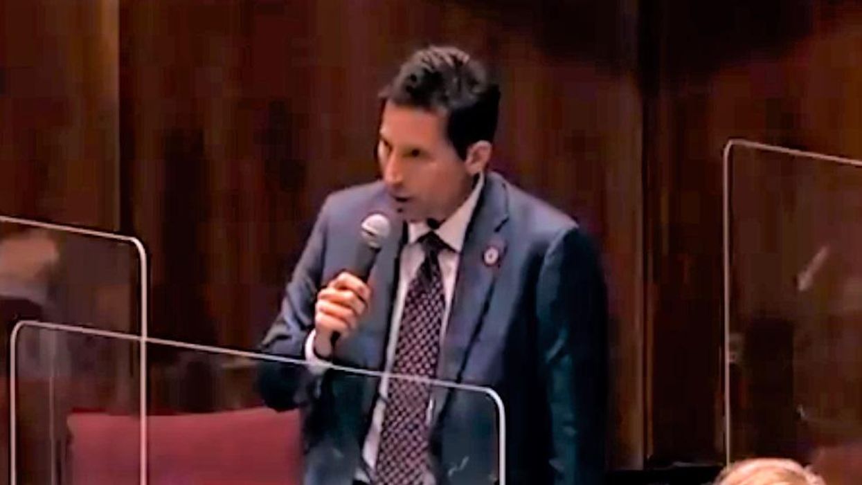 WATCH: Arizona Republican attacks mask mandate -- and says we didn't need masks to contain AIDS