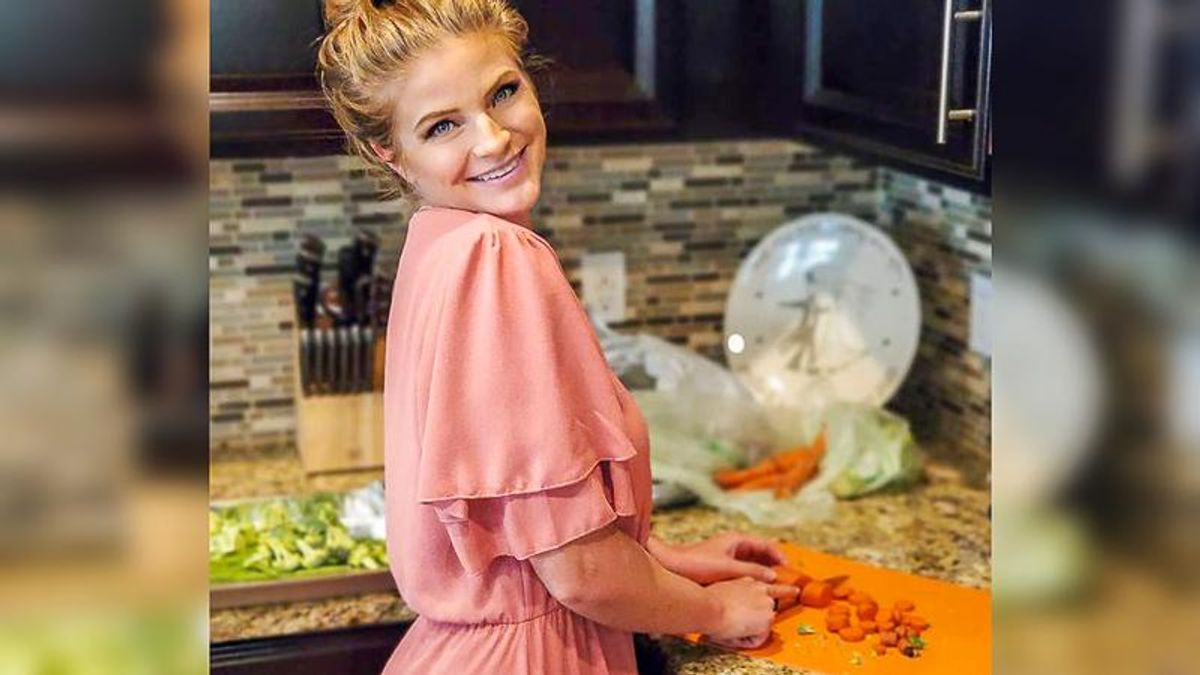 'Kent State gun girl' roasted after she says carrot chopping makes her 'feel empowered as a woman'