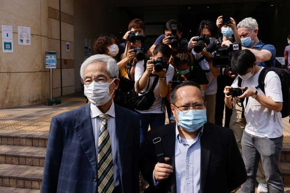 Veteran Hong Kong democrats found guilty in landmark unlawful assembly case