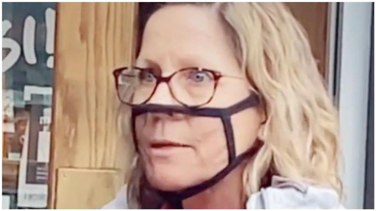 WATCH: Agitated ‘Karen’ insists her mesh mask is CDC approved in viral TikTok video