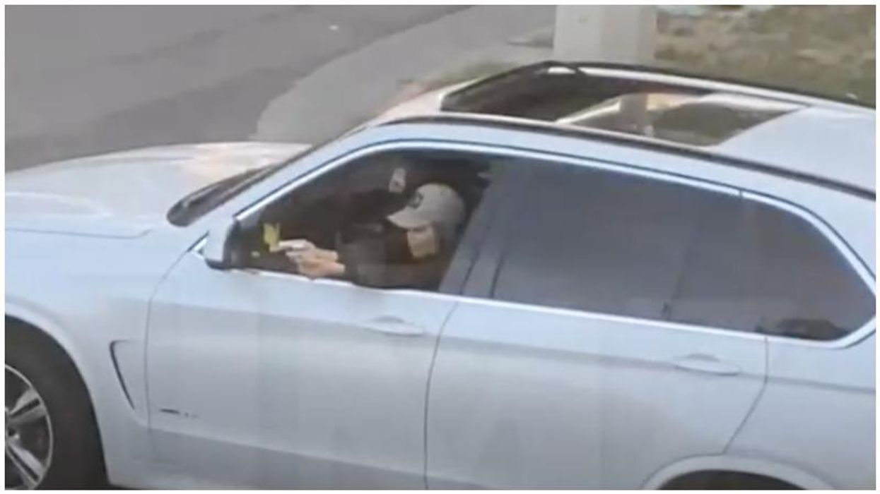 ‘Anybody wanna die?’ Shocking video shows enraged woman opening fire while stuck in Los Angeles traffic