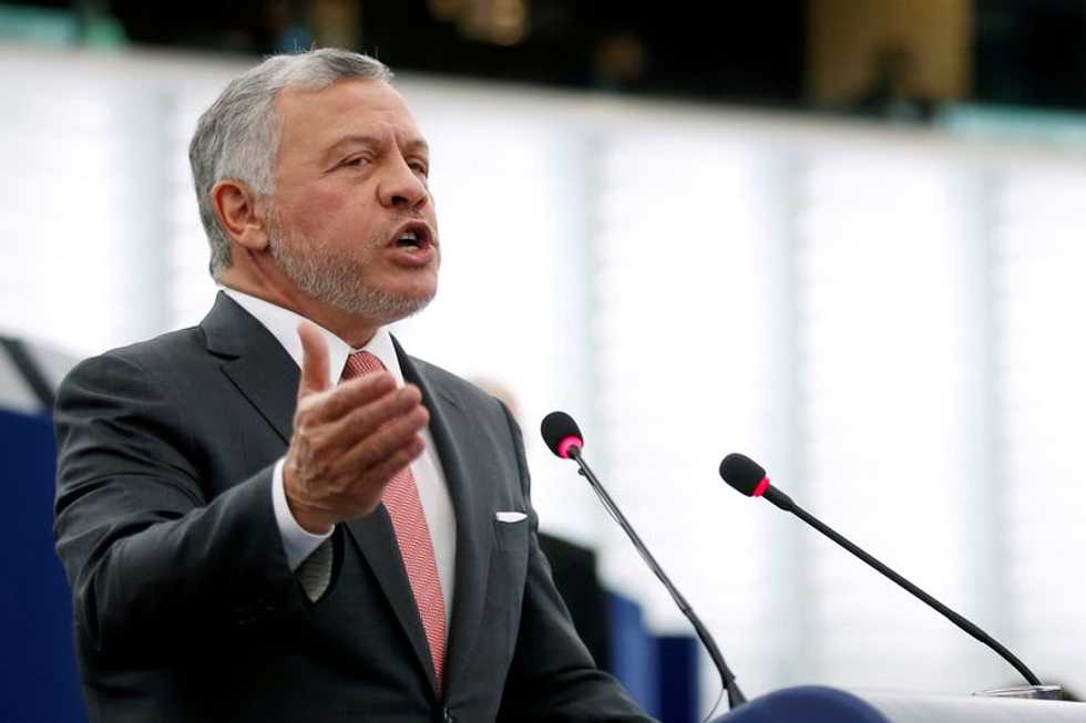 Jordan's king Abdullah and estranged prince Hamza make first joint appearance since rift