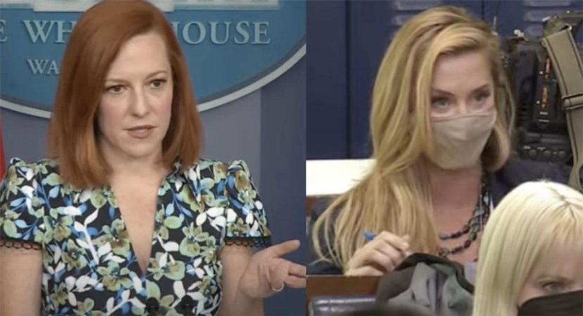 Press Secretary Jen Psaki brilliantly smacks down Newsmax reporter trying to get Black UN Ambassador fired