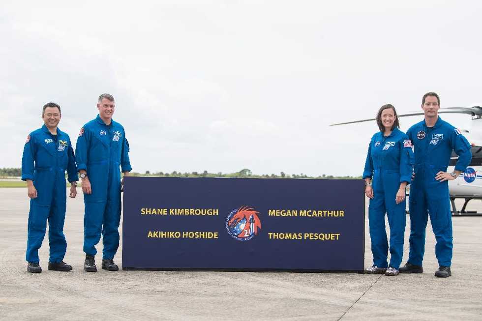 SpaceX set to take four astronauts to ISS Thursday