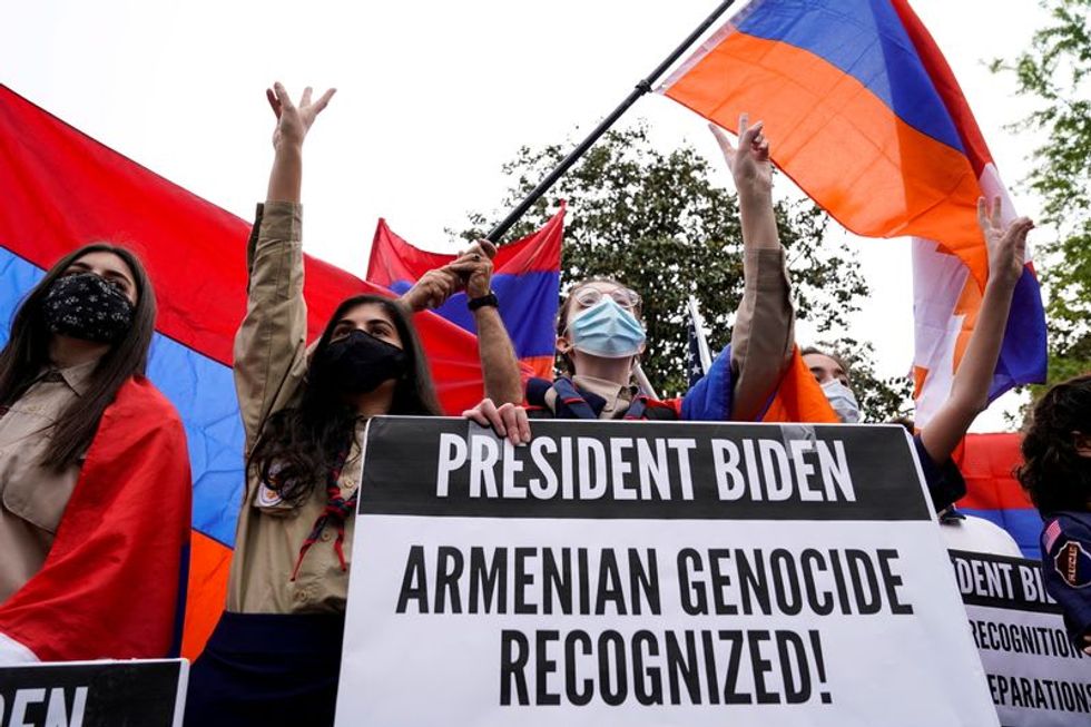 Turkey says it will respond in time to "outrageous" U.S. genocide statement