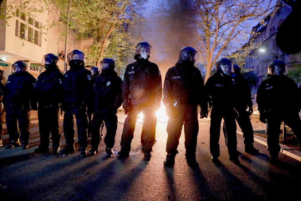 Over 50 Berlin police officers injured in violent May Day protest