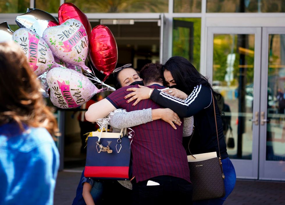 A mother and son separated by the Trump administration meet again — finally