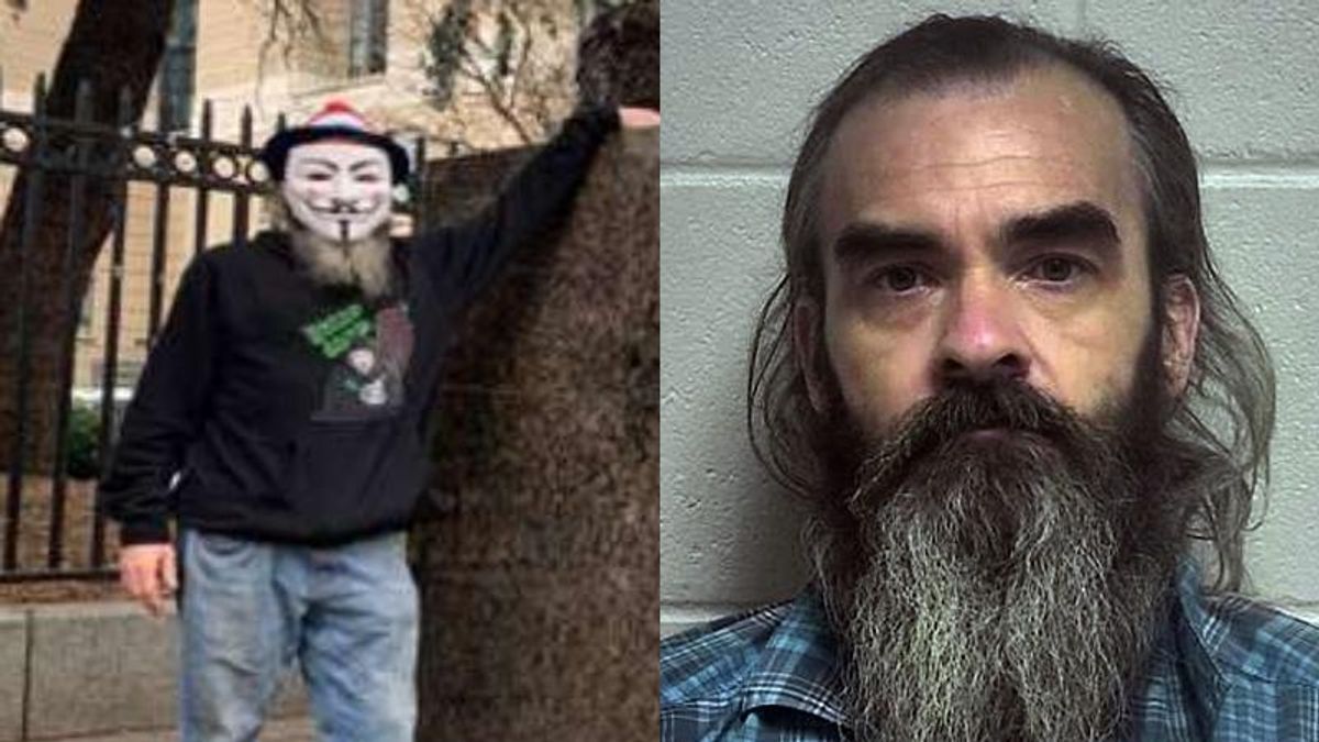 Guy Fawkes impersonator busted for Capitol riot: ‘They didn’t try to stop us like they should have’