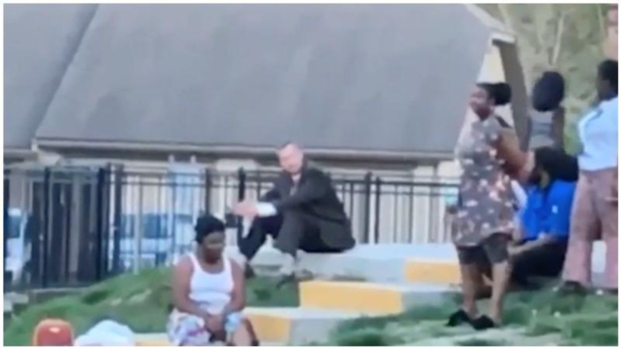 Lawyer throws a racist tantrum after fire victims refuse his legal aid – then punches cops in the face
