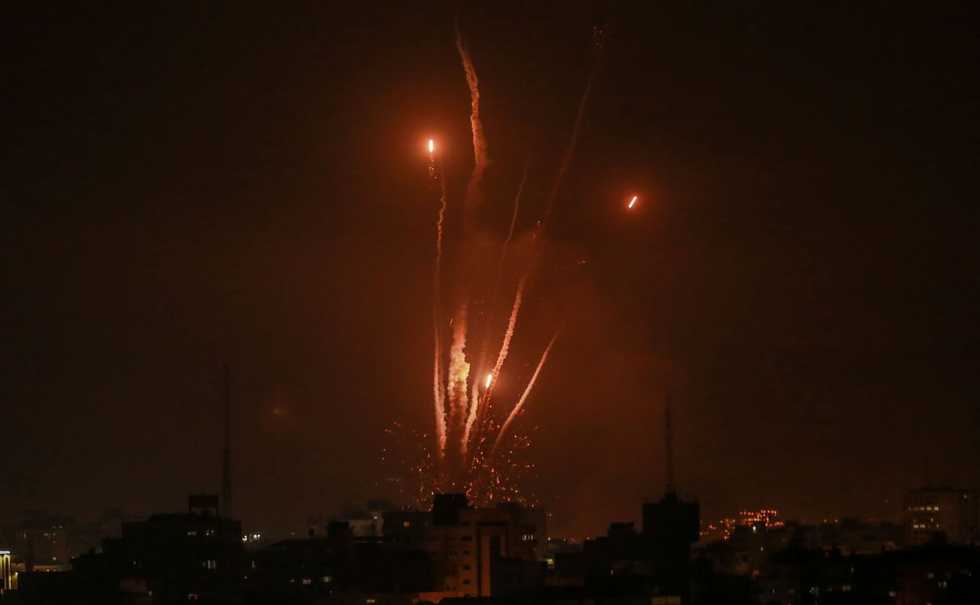 Israeli airstrikes in response to Gaza rocket barrage leave 20 dead
