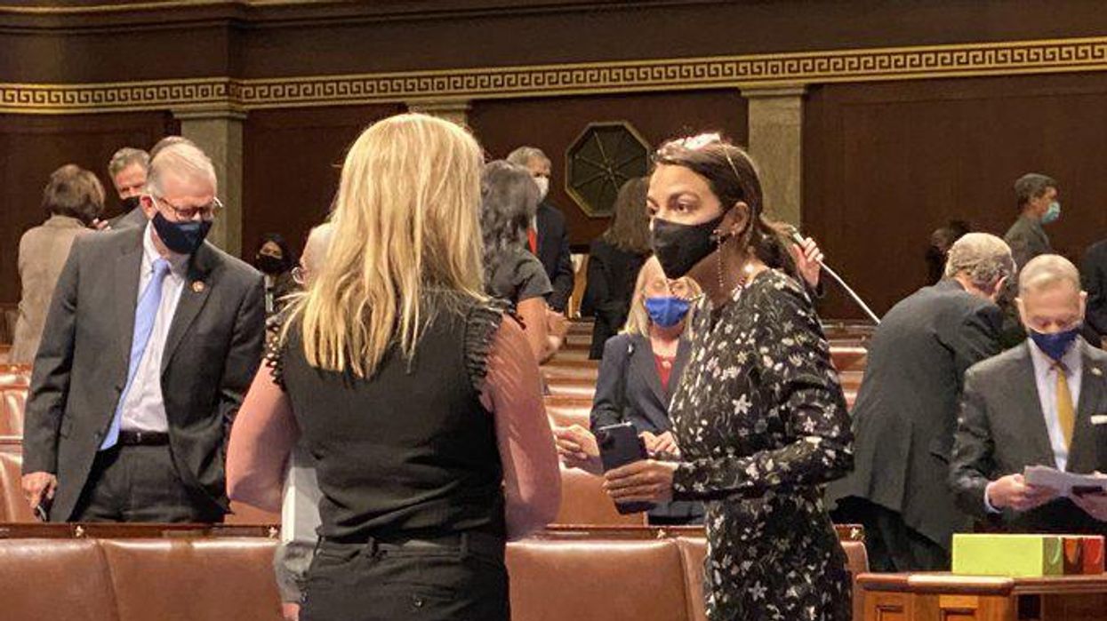 Marjorie Taylor Greene 'should be arrested': GOP 'bully' blasted for confrontation with AOC