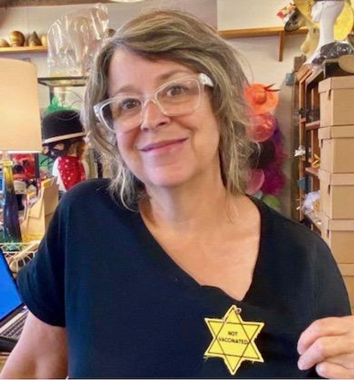 ‘Repulsive’: Tennessee shop under fire for selling wearable yellow Stars of David that say ‘not vaccinated’