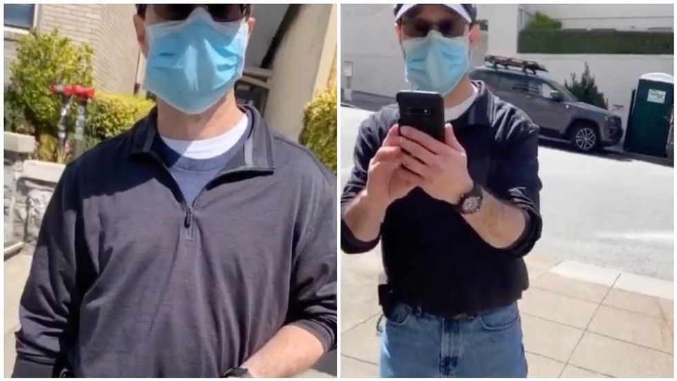 White man gets chewed out in viral video after confronting Black deliveryman for walking in affluent San Francisco neighborhood