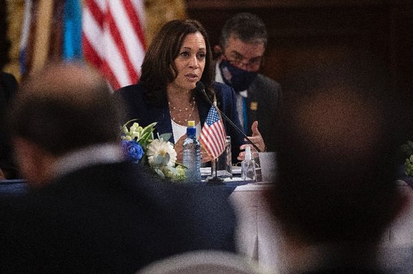 Harris says US wants to work with Guatemala to limit migration