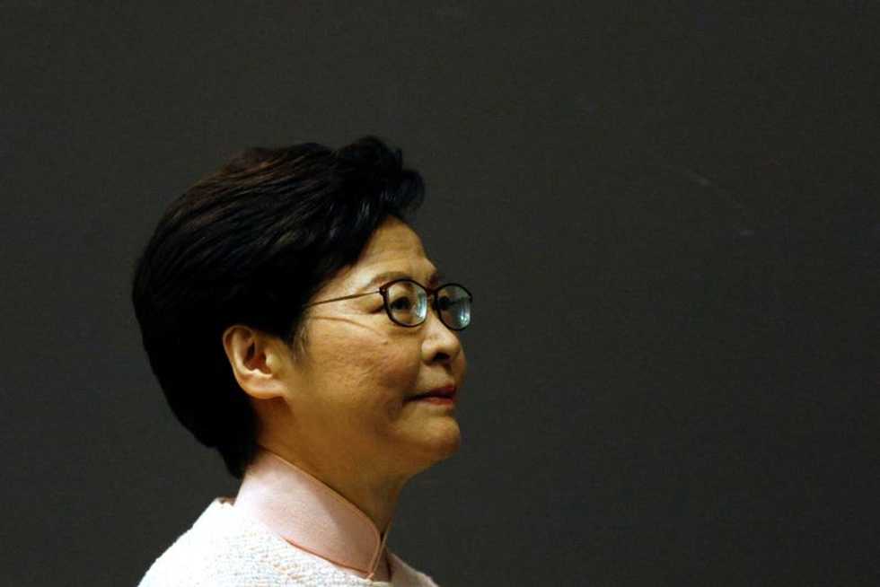 Hong Kong leader says privacy law changes will only target illegal behavior