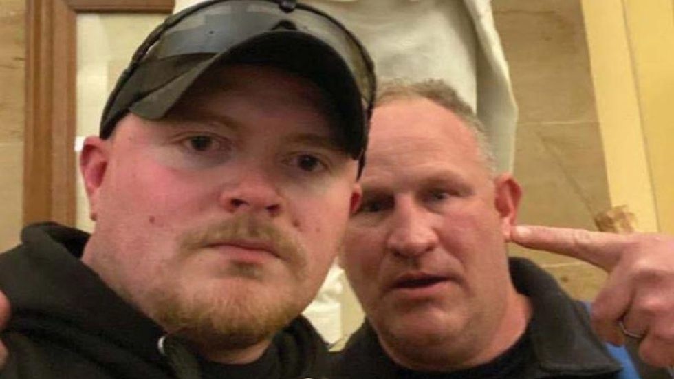 Capitol rioter who stockpiled weapons after release claims guns are just antiques -- and pipe bomb is 'a prop for training' 