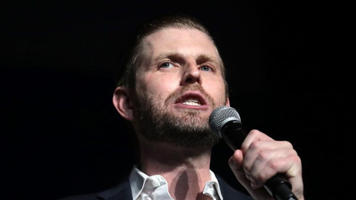 ‘The election is being stolen!’ Bombshell book describes Eric Trump’s 'apoplectic' Election Night meltdown