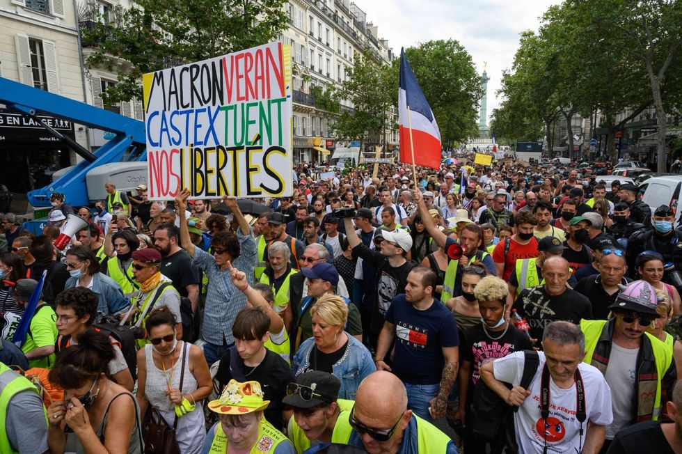 More than 160,000 protest in France against stricter pandemic rules