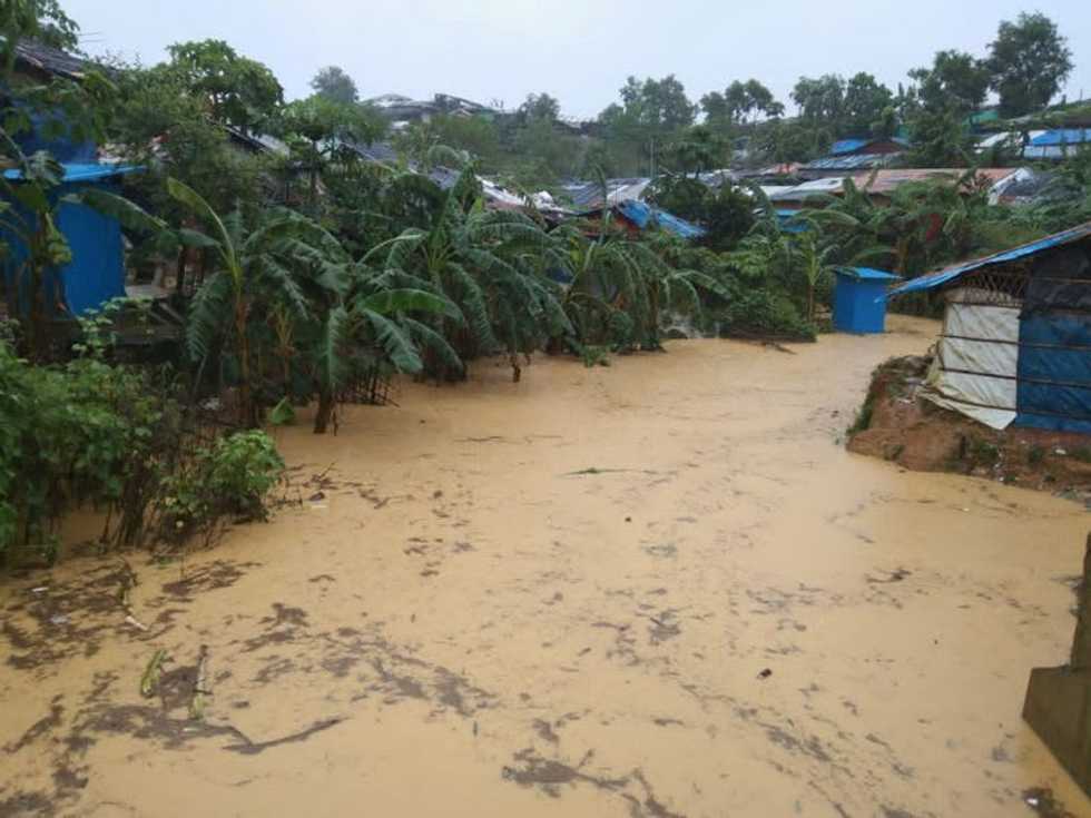'This is like a nightmare': Thousands displaced as floods hit Bangladesh Rohingya camps