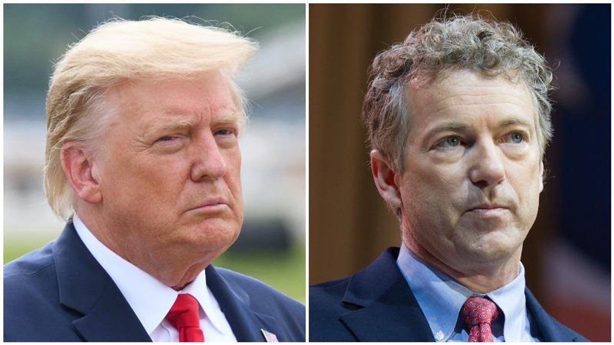 Trump suggests Rand Paul needs to apologize to him -- calls the Kentucky senator 'a different kind of guy'