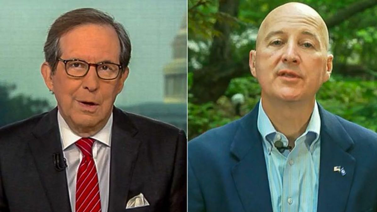 Chris Wallace busts GOP governor for opposing vaccine mandates for Covid but not for chicken pox