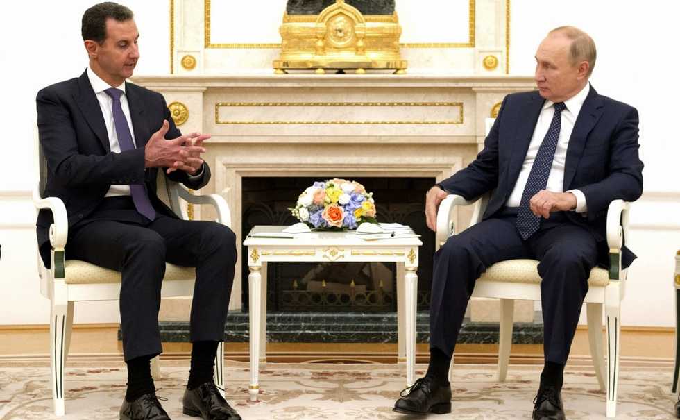 Foreign forces must leave Syria, Putin tells al-Assad in Moscow