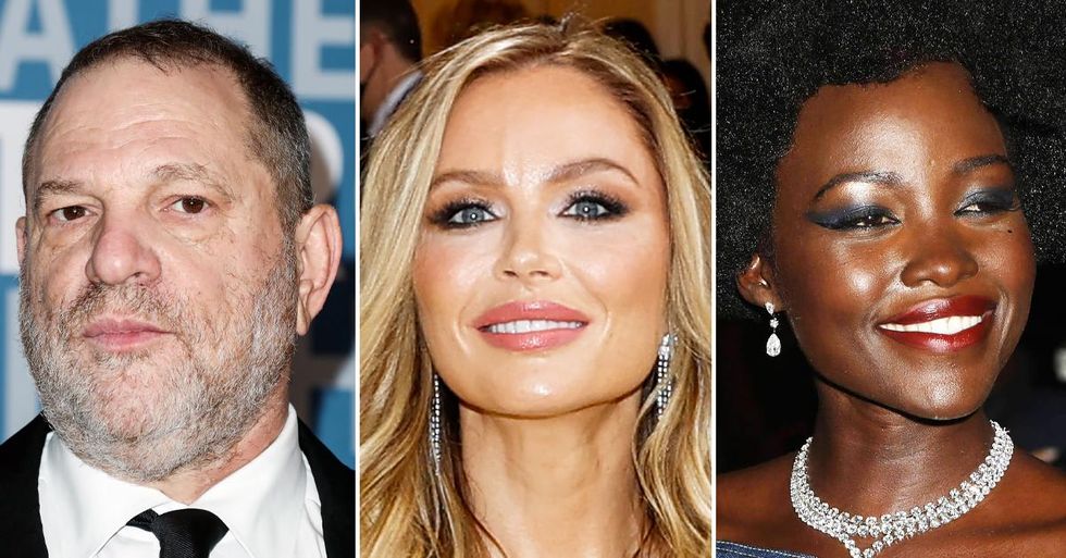 Harvey Weinstein's ex-wife Georgina Chapman walks alongside Disgraced Mogul's accuser Lupita Nyong'O at Met Gala