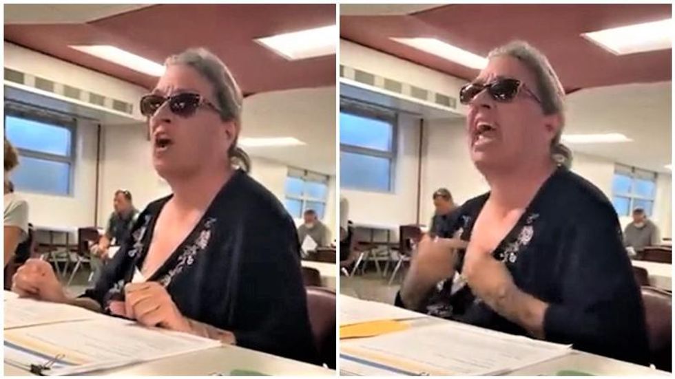 'I'd rather see this school in ashes!' Anti-mask woman screams at school officials in Mike Flynn-endorsed video