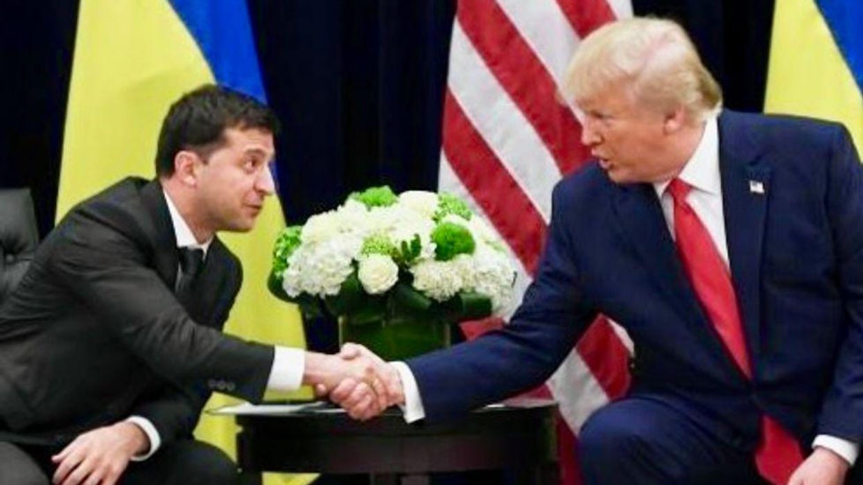 Trump calls again for blackmailing Ukraine – echoing what got him impeached
