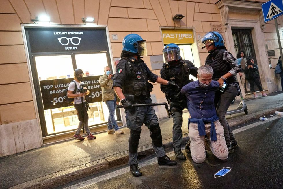 Rome police arrest 12 - including far-right leaders - after riots - Vimarsana News
