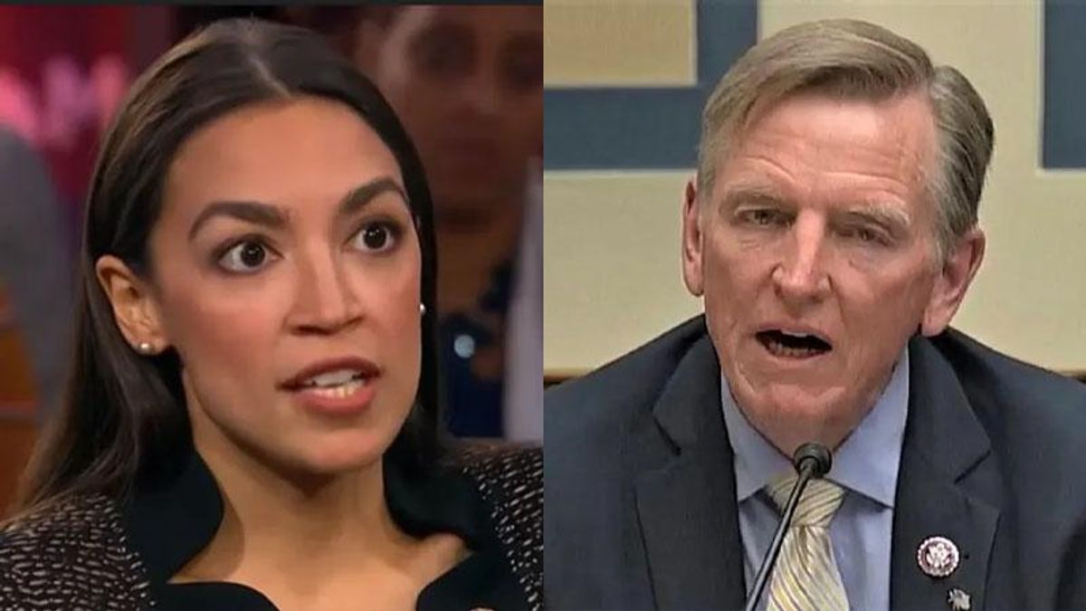Republican Paul Gosar tweets anime-themed video of him killing Alexandria Ocasio-Cortez