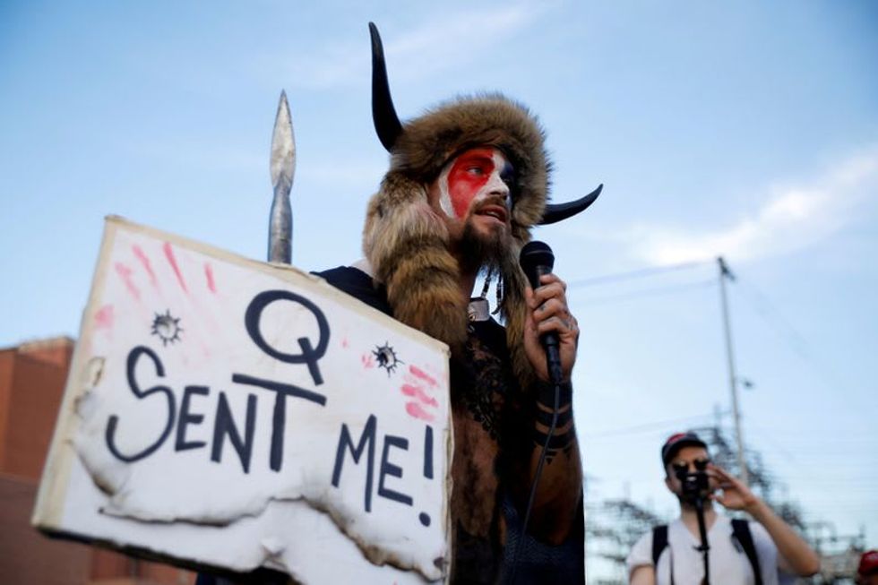 Feds seeks four years in prison for Capitol rioter 'QAnon Shaman'