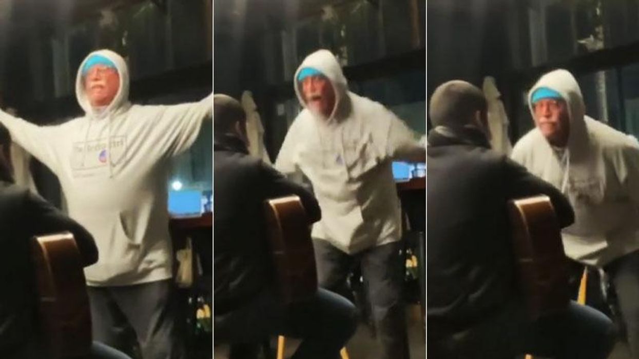 WATCH: 'Triggered' white man has a furious meltdown after seeing a Black Lives Matter sign