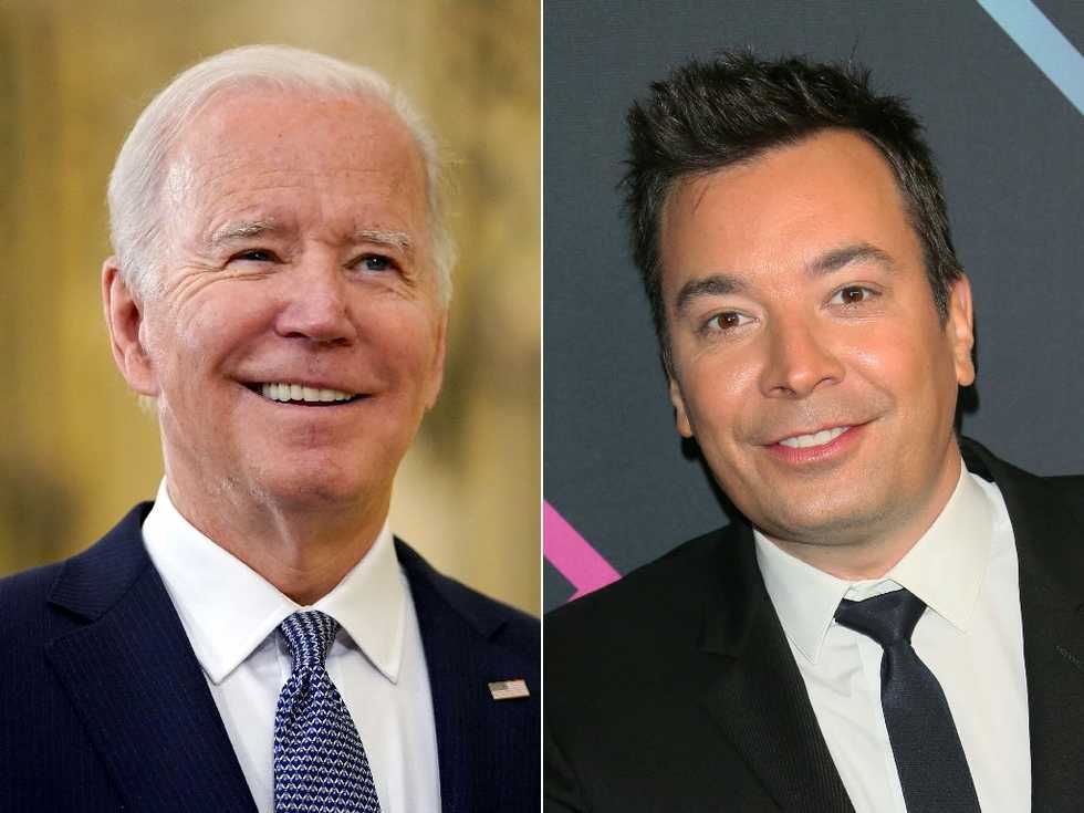 Biden makes late-night TV debut as president