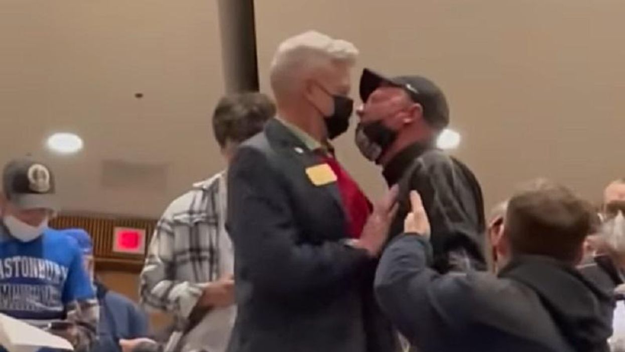 School board member punched in the face as debate over Native American mascot turns violent: report