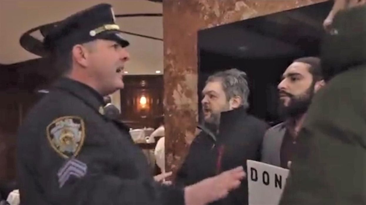'Trump is a fraud!' Disillusioned supporters rage after being denied service at Trump Grill over vax mandate