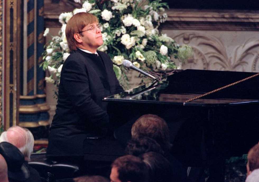 Abbey pushed for Elton John to play at Princess Diana's funeral