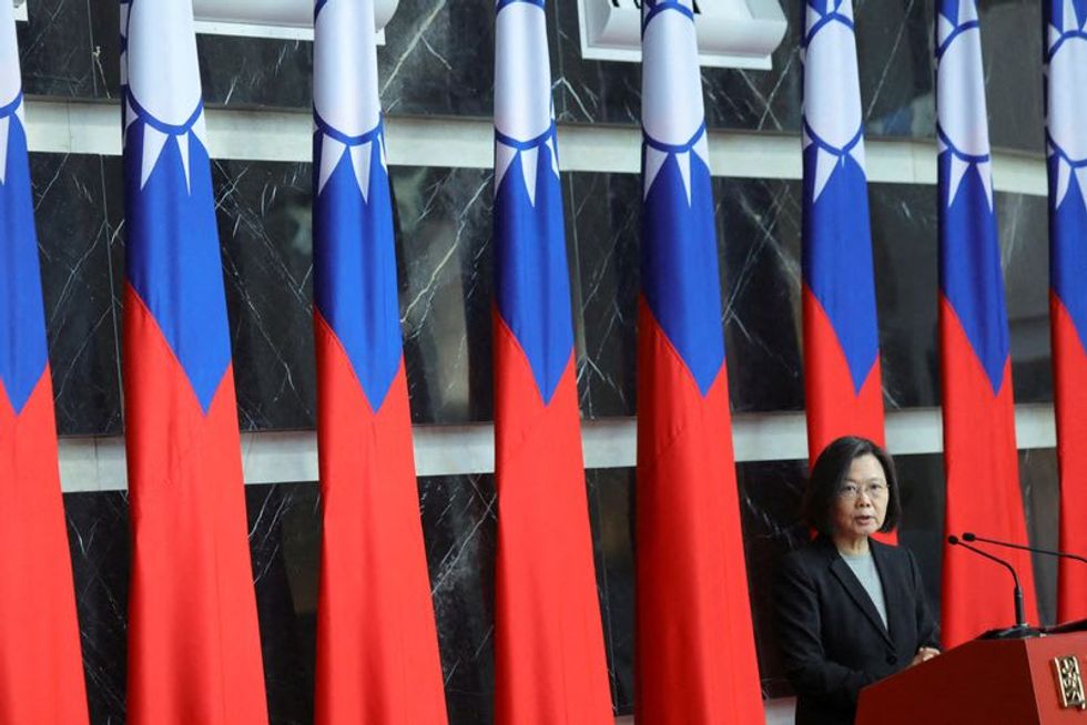 In New Year's speech, Taiwan president warns China against 'military adventurism'