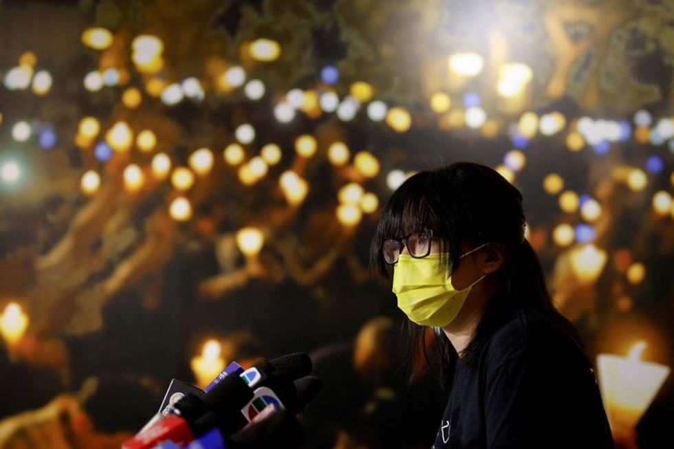 Hong Kong activist behind Tiananmen vigil convicted for inciting illegal assembly