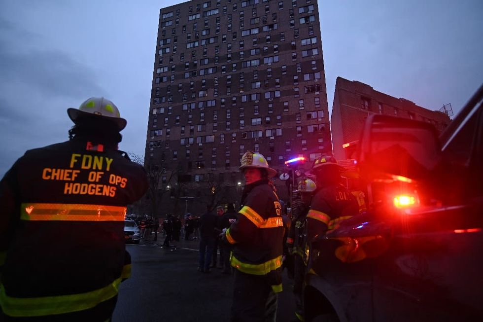 New York fire death toll revised down to 17